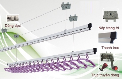 Mách bạn kinh nghiệm chọn mua và sử dụng giàn phơi thông minh