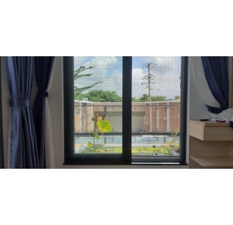Thi công cửa lưới chống muỗi, cửa đi xếp âm có ray hệ 2 cánh